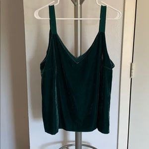 J. Crew Velvet tank